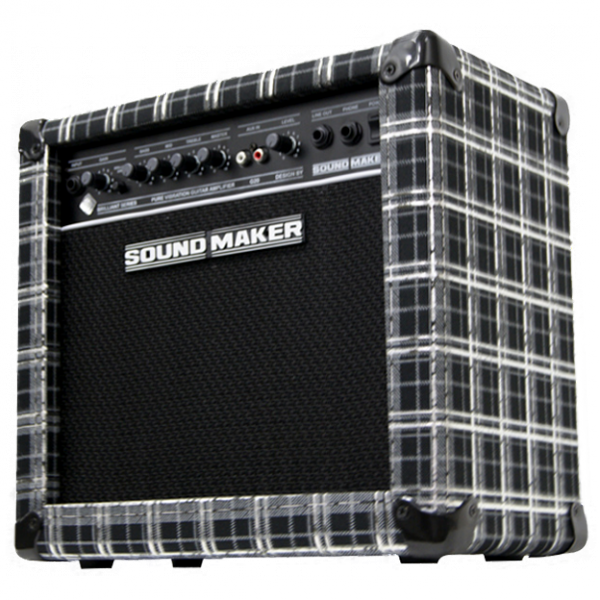 Amplificador Sound Maker Guitarra G20T 20w Xadrez Black